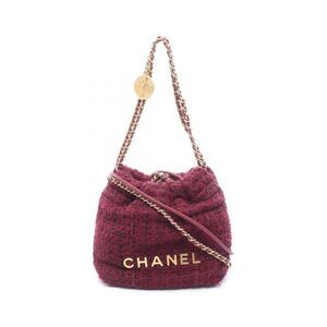 Chanel CHANEL 22 Fabric Leather Shoulder Bag